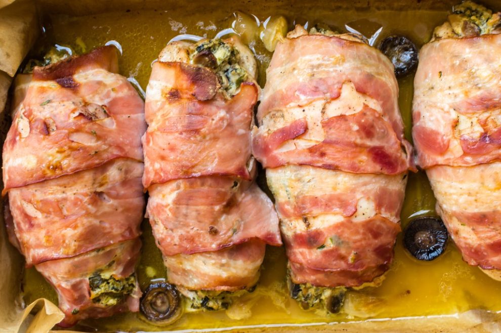 Gefülltes Hähnchenbrustfilet