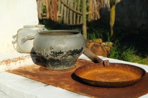 Pfanne Backblech Rost beseitigen