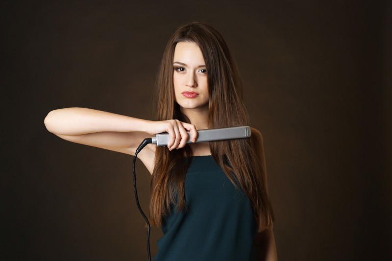 Haare glätten