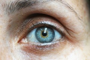 Gestresste Augen