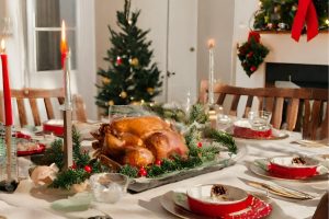 Weihnachtsessen planen.