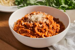 Hausgemachte Bolognese Soße.
