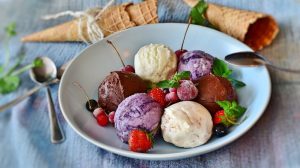 Innovatives Eis essen