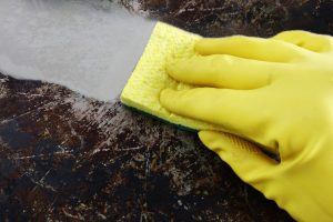 Brandflecken entfernen